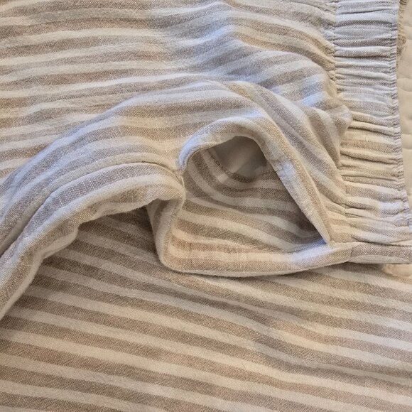 Abercrombie & Fitch Striped Linen Pull-on Pants - Picture 4 of 5